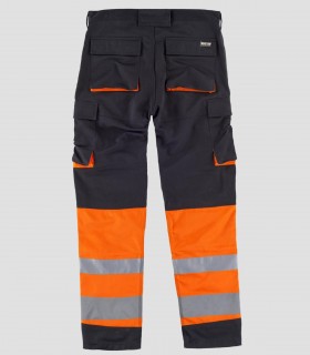 Pantalón Alta visibilidad Negro y Naranja