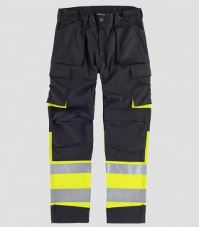 Pantalón Alta visibilidad Negro y Amarillo