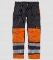 Pantalón Alta visibilidad Negro y Naranja