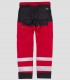 Pantalón Alta visibilidad Negro y Rojo