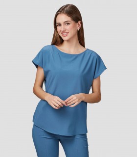 Casaca mujer Pensamiento Microfibra elástica 360 Azul grisáceo