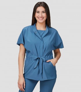 Casaca mujer Magnolia Microfibra elástica Azul grisáceo