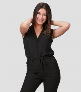 Mono mujer punto cruzado para peluquería y estética