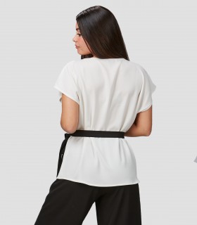 Casaca mujer lazo Zulla para peluquería y estética