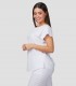 Casaca mujer Pensamiento Microfibra elástica 360 Blanca
