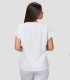 Casaca mujer Pensamiento Microfibra elástica 360 Blanca