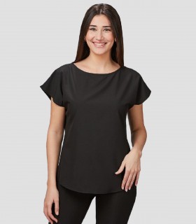 Casaca mujer Pensamiento Microfibra elástica 360 Negra