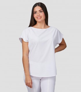 Casaca mujer Pensamiento Microfibra elástica 360 Blanca