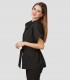Casaca mujer Magnolia Microfibra elástica Negra