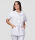 Casaca mujer Magnolia Microfibra elástica Blanca