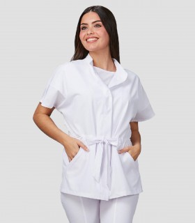 Casaca mujer Magnolia Microfibra elástica Blanca