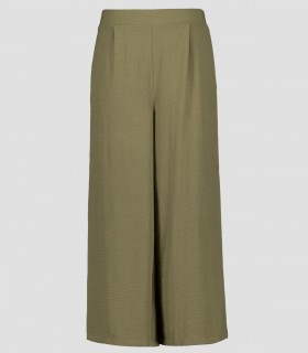 Pantalón mujer Culotte Bambula Verde musgo para peluquería y estética