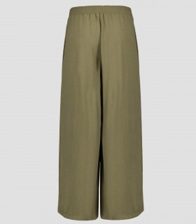 Pantalón mujer Culotte Bambula Verde musgo para peluquería y estética