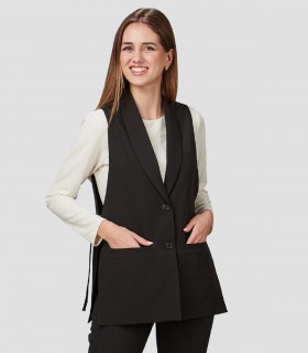 Chaleco mujer Smoking Morera para peluquería y estética