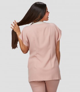 Casaca mujer Loto Nude para peluquería y estética