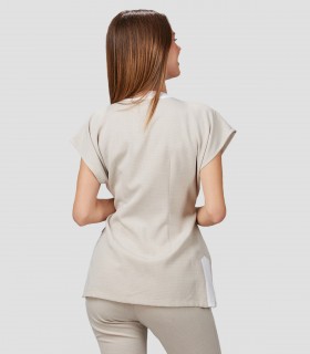 Casaca mujer Loto Beige para peluquería y estética