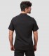 Casaca unisex Ciclamen Negro para peluquería y estética