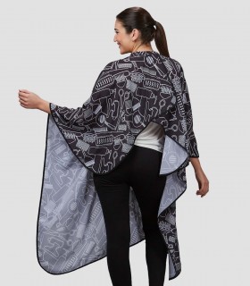 Capa para clientes de peluquería y barbería Brush