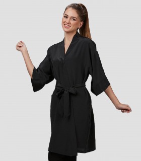 Túnica peluquería Negra Canna