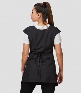 Casulla Lobelia solapa Blanca para peluquería y estética