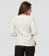 Camiseta mujer Robinia blanca para peluquería y estética