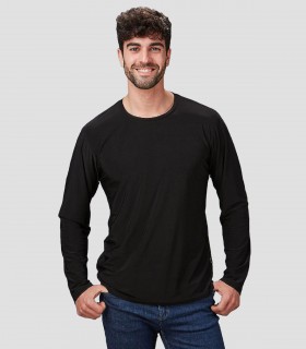 Camiseta unisex Malus negra para peluquería y estética