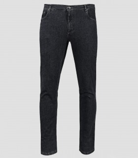 Pantalón unisex vaquero negro elástico Casdy