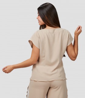 Casaca mujer Bambula Jara para peluquería y estética