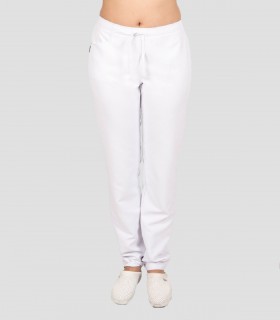 Pantalón sanitario mujer Microfibra Blanco