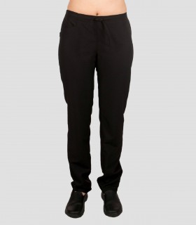 Pantalón sanitario mujer Microfibra Negro
