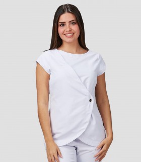 Casaca sanitaria Microfibra Formentera Blanca