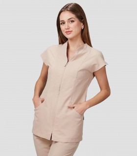 Casaca sanitaria Microfibra Arena