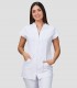 Casaca sanitaria Microfibra Blanca