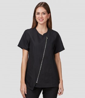 Casaca sanitaria Microfibra Elba Negra