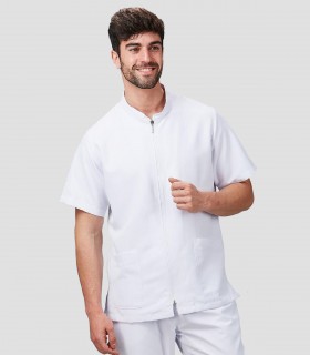 Uniforme sanitario microfibra Mallorca Blanco