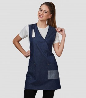 Casulla vaquera Narciso para peluquería y estética