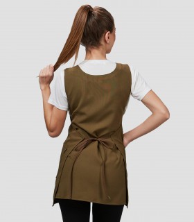 Casulla Ixola Caqui para peluquería y estética