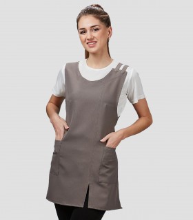 Casulla Ixola Gris para peluquería y estética