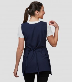 Casulla Ixola Navy para peluquería y estética