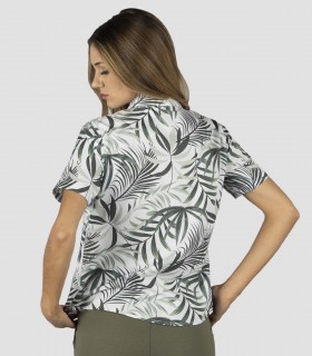 Camisa laboral de mujer Hawaiana Royal para camarera