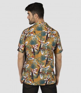Camisa laboral unisex Hawaiana Tucán para camarero