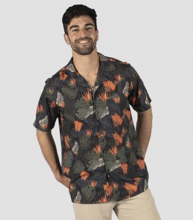 Camisa laboral unisex Hawaiana Paradiso para camarero