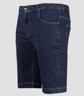 Bermuda unisex vaquero azul elástico