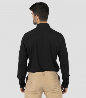 Camisa unisex Luzon Negra para camarero