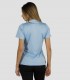 Polo mujer Tejido técnico Celeste