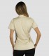 Polo mujer Tejido técnico Beige