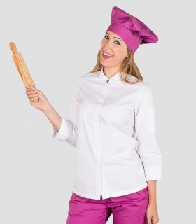 Chaqueta mujer cocina Varela Blanca