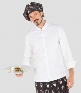 Chaqueta unisex cocina Marín Blanca