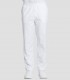 Pantalón sanitario Microfibra elástica Blanco