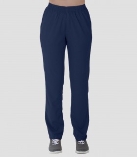 Pantalón sanitario Microfibra elástica Marino